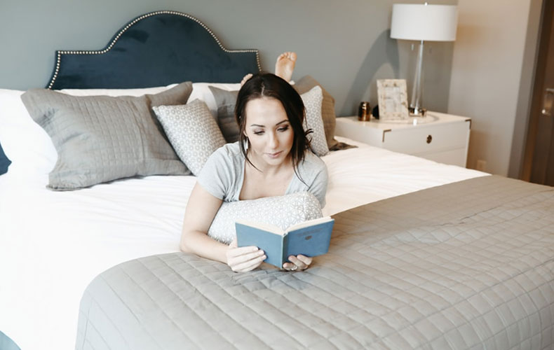 Woman Reading a Book